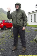 Charlotte in the rain