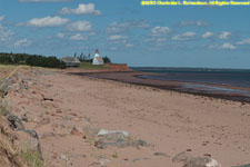 beach and lighthouse